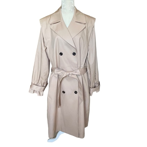 Express Jackets & Blazers - Express Double Breasted Trench Coat Women’s Size XL Adjustable Cuffs Classic